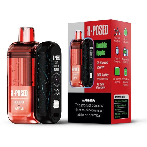 Best Deal X-Posed 35,000 Puffs Disposable Vape Kit - Double Apple