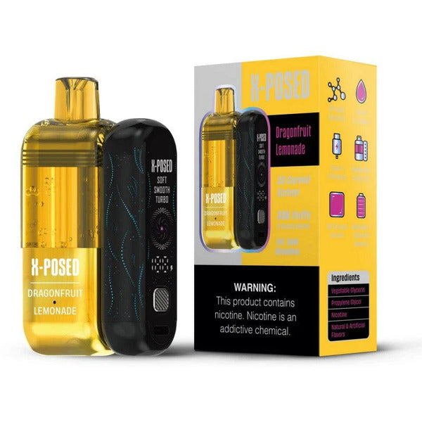 Best Deal X-Posed 35,000 Puffs Disposable Vape Kit - Dragonfruit Lemonade