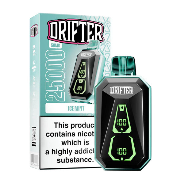 Best Deal Drifter Bar 25,000 Puffs Disposable - Ice Mint