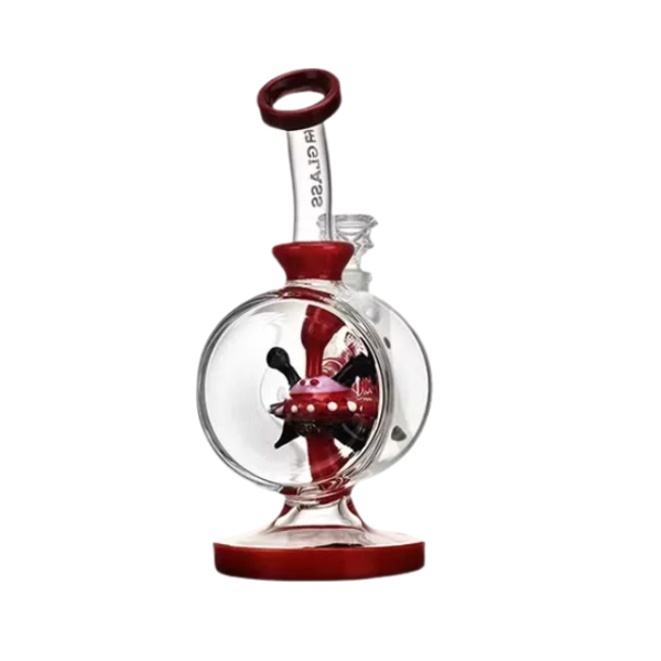 9" Bubble Chamber Heady Water Glass Bong