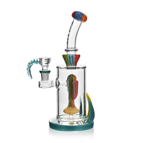 Solid Cactus Glass Smoking Rig 10.5"