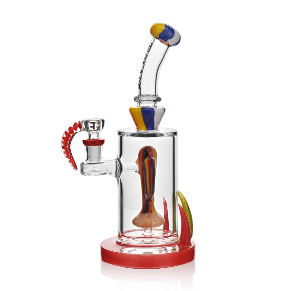 Solid Cactus Glass Smoking Rig 10.5"