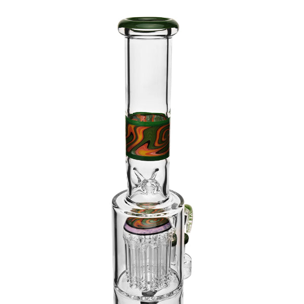 The Heady Harvest 15.5 inch Series Glass Water Bong neck