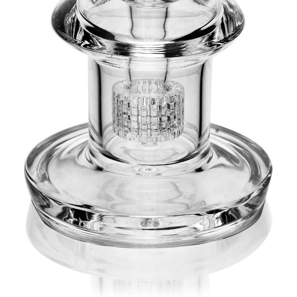 Crystal Glass Grid Mini Rig base