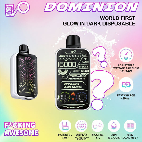 EVO Dominion 16,000 Puffs Disposable