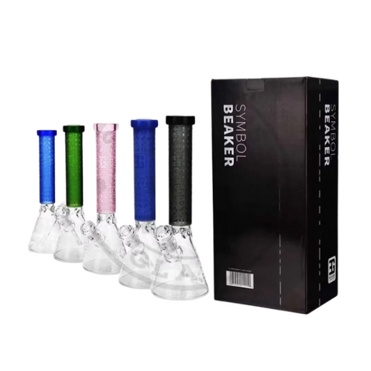 The Binary Glass Beaker Bong 15inch