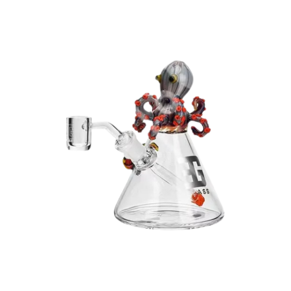 Heady Octopus Glass Pipe 6 inch