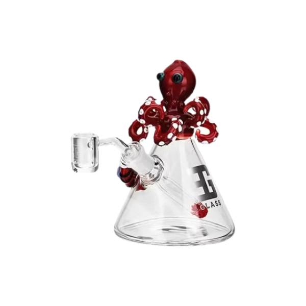 Heady Octopus Glass Pipe 6 inch