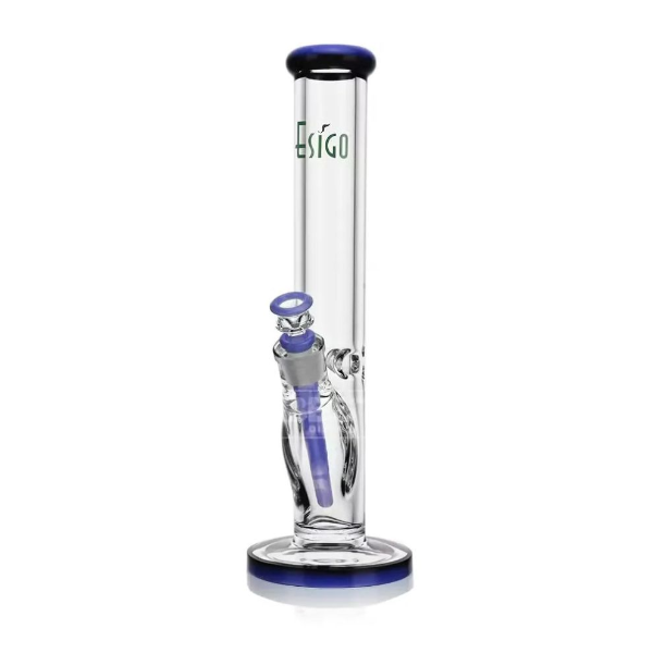 14in Straight Slime Series Glass Bong w/ 14mm bowl