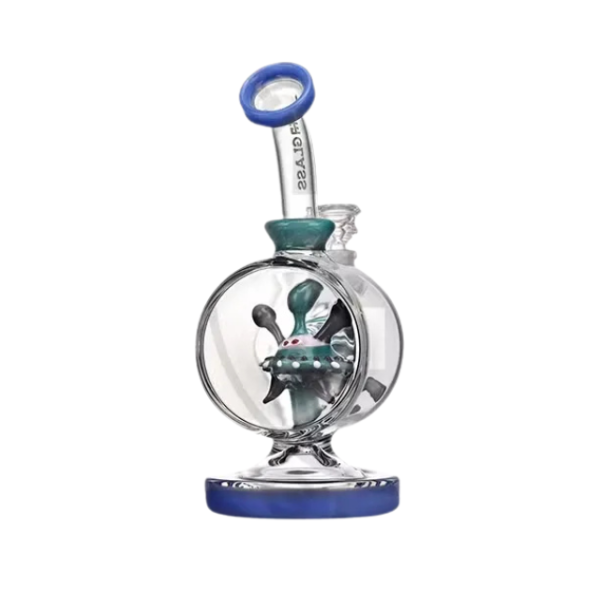 9" Bubble Chamber Heady Water Glass Bong