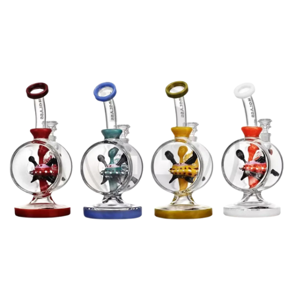 9" Bubble Chamber Heady Water Glass Bong