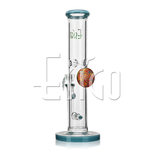 Chromatic Swirl Glass Water Pipe