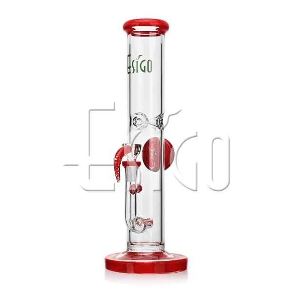 Chromatic Swirl Glass Water Pipe