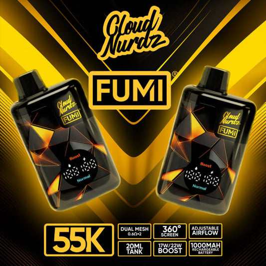 FUMI x Cloud Nurdz 55K Disposable Vape