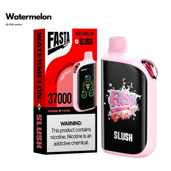 Fasta Burrst V2 37,000 Puffs Disposable Vape Watermelon + Slush