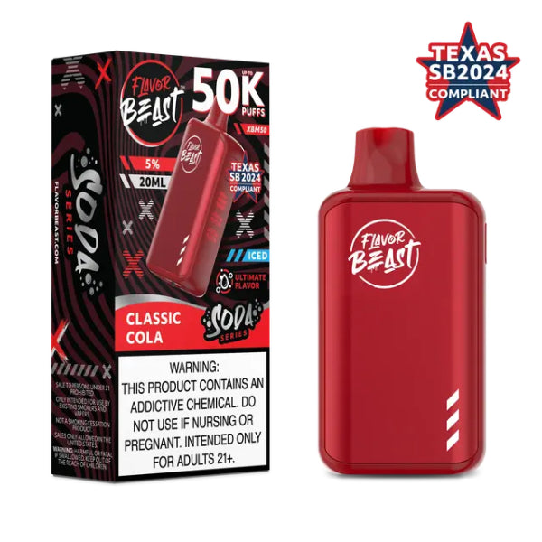 soda flavored vape Flavor Beast XBM50 Disposable – $18.99 – eLiquid.com
