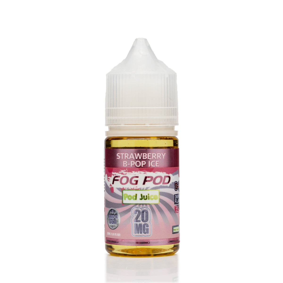 Pod Juice X Fog Pod Salt Nic - Strawberry B-Pop Ice - 30mL