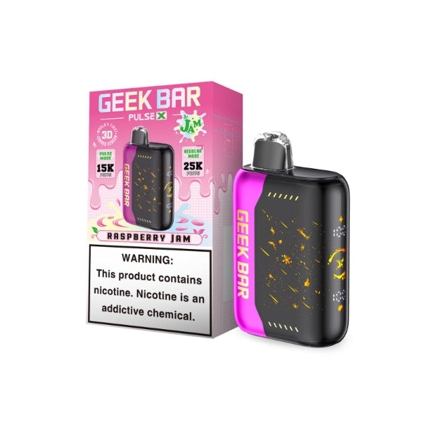 Geek Bar Pulse X 25,000 Puffs Jam Edition $19.95 eLiquid.com Geek Bar Pulse X 25,000 Puffs Jam Edition $19.95 eLiquid.com
