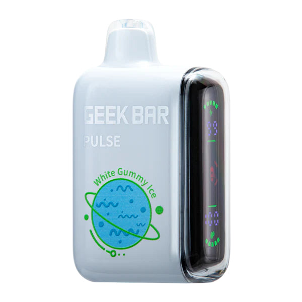 Geek Bar Pulse 15,000 Puffs Disposable (Texas Edition) White Gummy Ice