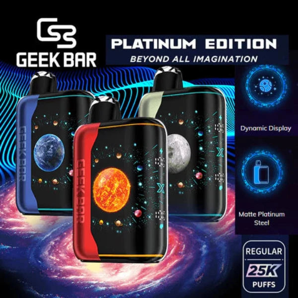 Best Deal GeekBar Pulse X Platinum Edition 25,000 Puffs Disposable 18mL