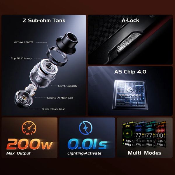 Best Deal GeekVape Aegis Legend 5 Starter Kit - Features