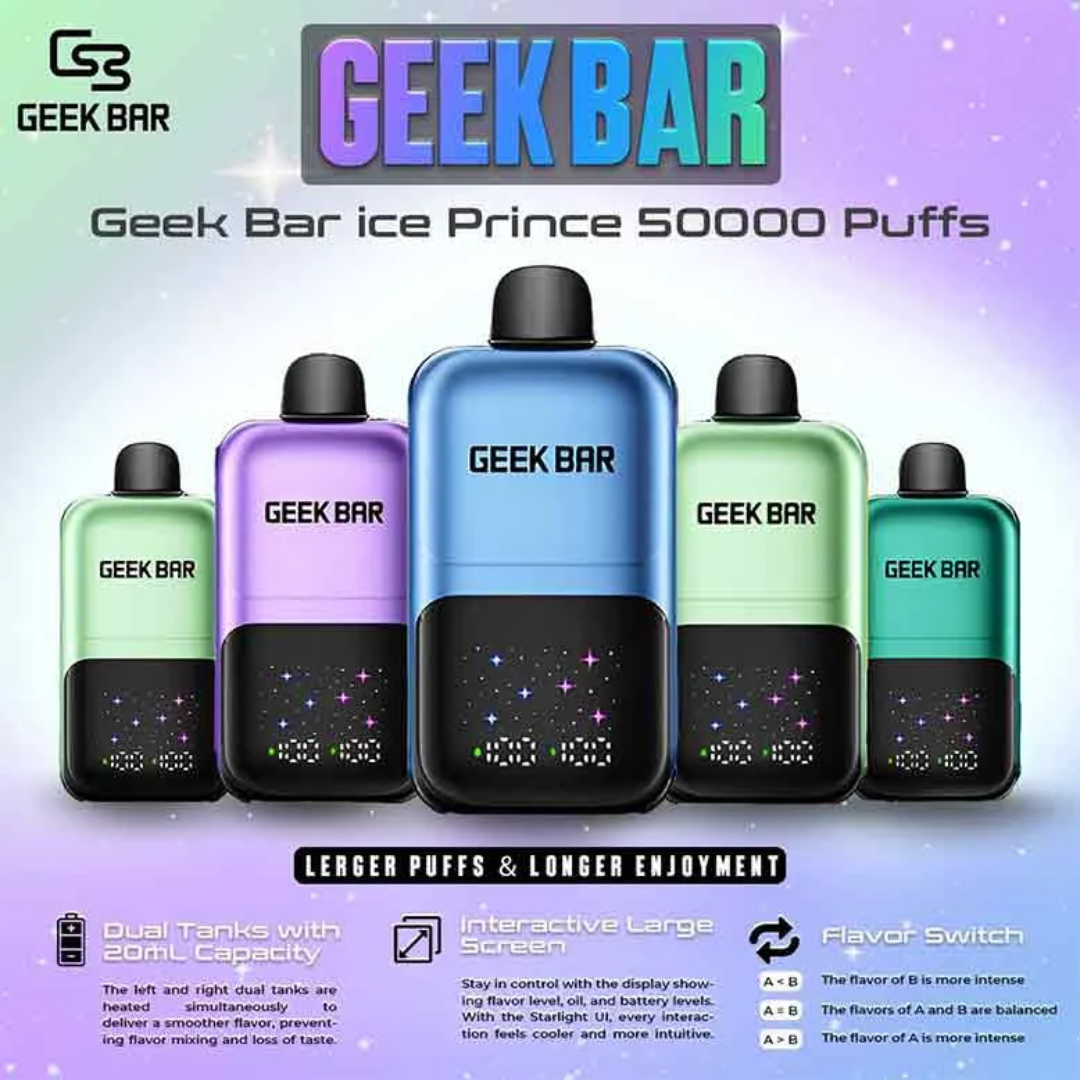 Geek Bar Ice Prince 50,000 Puffs Disposable