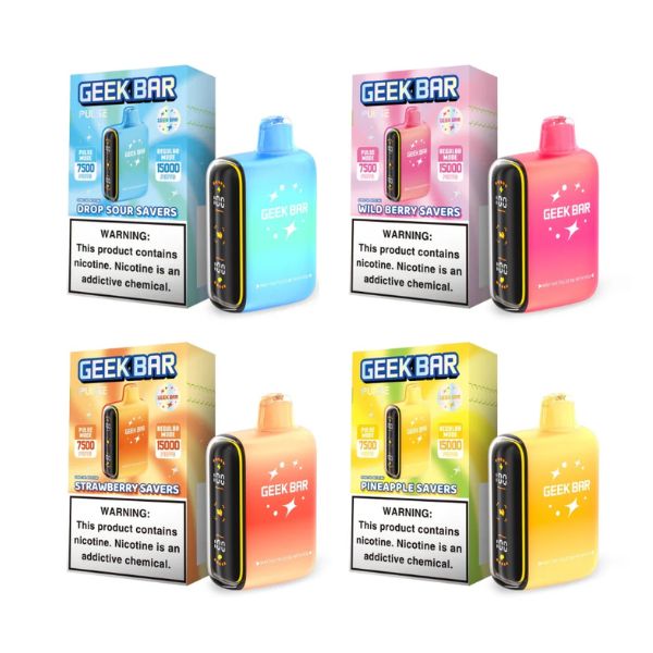 Best Flavors Geek Bar Pulse 15K Disposable Savers Edition