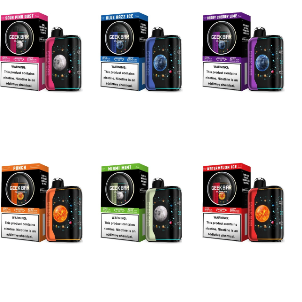 GeekBar Pulse X Platinum Edition 25,000 Puffs Disposable 18mL Best Flavors
