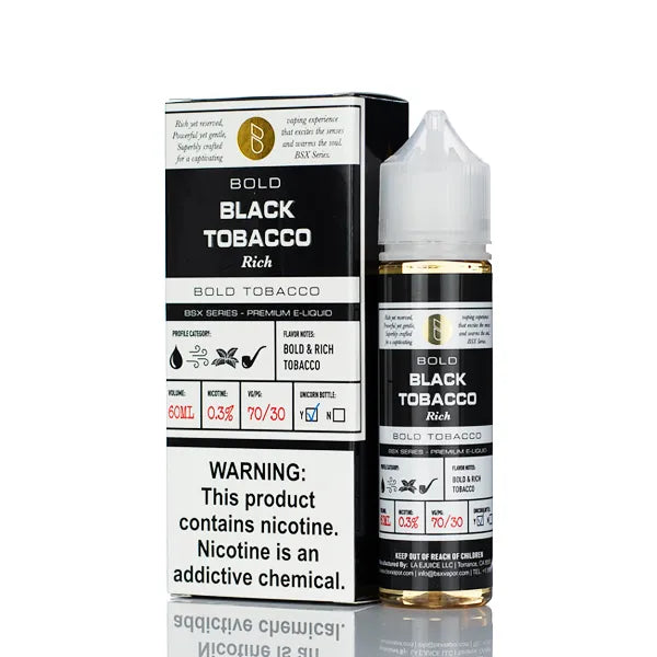 Glas Basix E-Liquid - Black Tobacco - 60ml