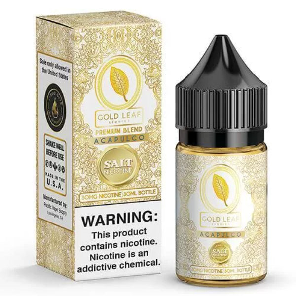 Gold Leaf 30mL Salt E-Juice $9.25 eLiquid.com Gold Leaf 30mL Salt E-Juice $9.25 eLiquid.com
