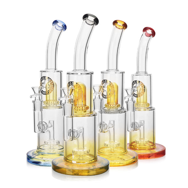 Golden Fortress Glass Piece 10"