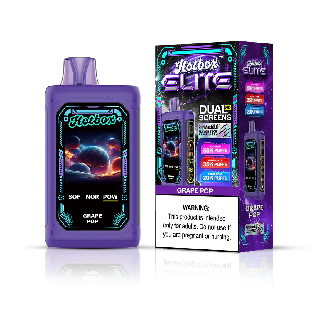 Hotbox Elite 50,000 Puff Disposable - Grape Pop