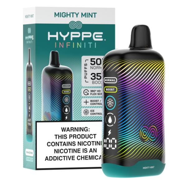 Best Deal Hyppe Infiniti 50,000 Puffs Disposable - Mighty Mint