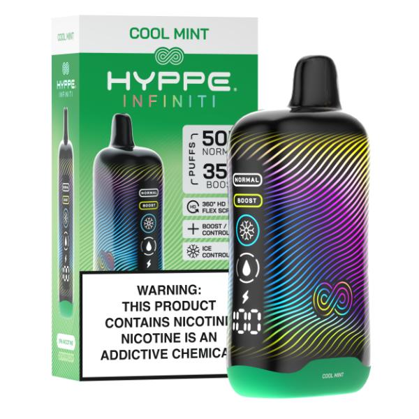 Best Deal Hyppe Infiniti 50,000 Puffs Disposable - Cool Mint