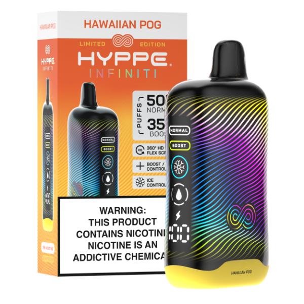 Best Deal Hyppe Infiniti 50,000 Puffs Disposable - Hawaiian Pog
