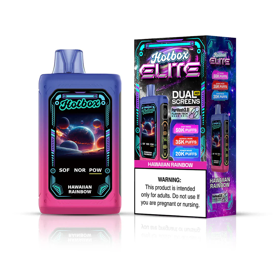Hotbox Elite 50,000 Puff Disposable - Hawaiin Rainbow