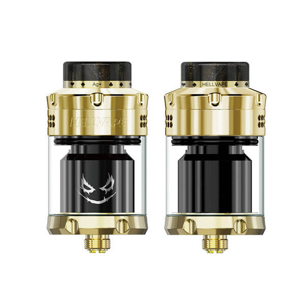 Best Deal HellVape Dead Rabbit 3 RTA (Joker Edition) - Shiny Gold Black