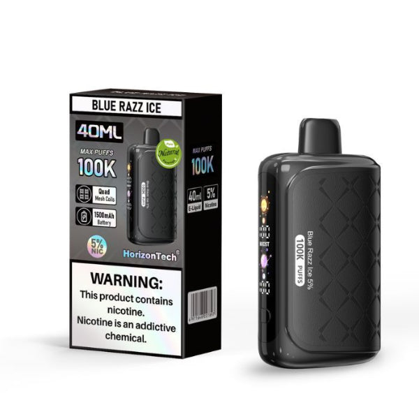 HorizonTech 100K Puffs Disposable (Texas Edition) Blue Razz Ice