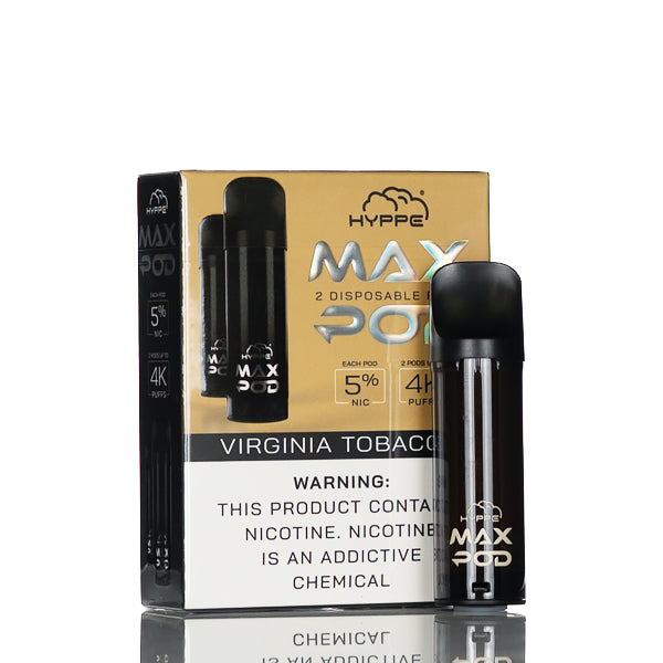 Hyppe Max Replacement Pods Virginia Tobacco