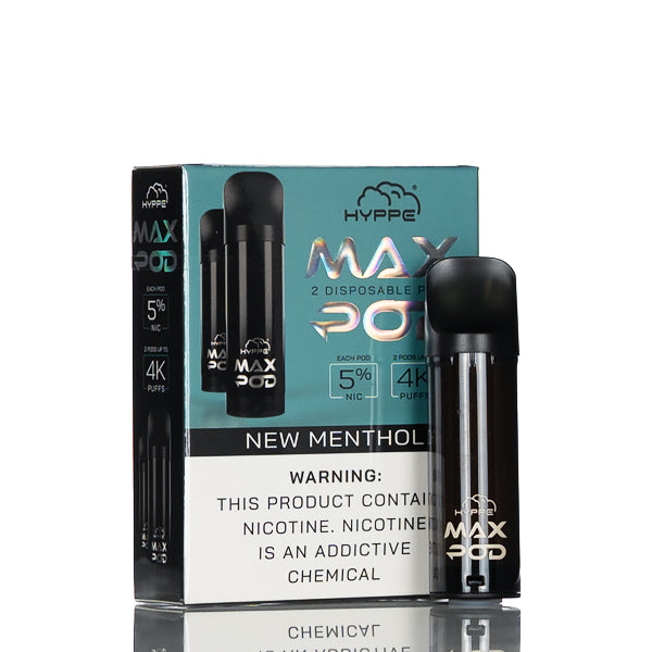 Hyppe Max Replacement Pods New Menthol