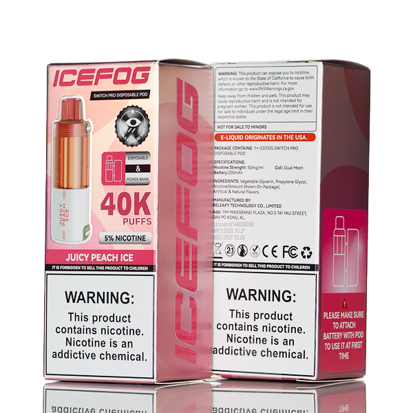 IceFog 40K Switch Pro Disposable Pod