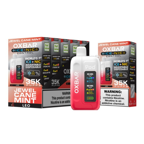 OXBAR x Pod Juice ICE-NIC Control 35K Puffs Disposable $16.50 eLiquid.com OXBAR x Pod Juice ICE-NIC Control 35K Puffs Disposable $16.50 eLiquid.com