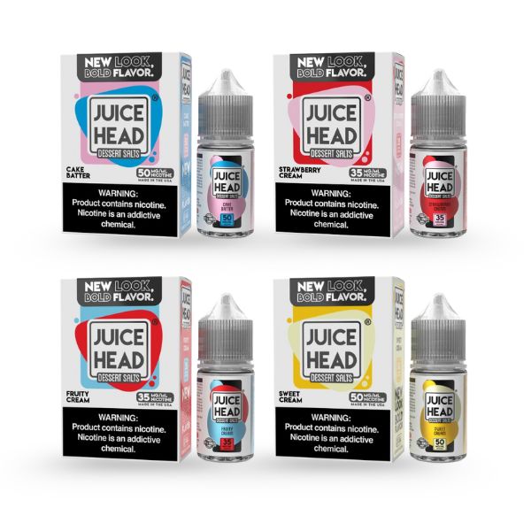 Best Flavors Juice Head Desserts Salts 30mL