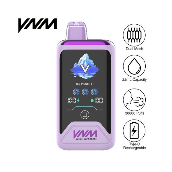 VNM Ice Mode 30,000 Puff Disposable Vape 22mL 5 Pack $70.00 eLiquid.com VNM Ice Mode 30,000 Puff Disposable Vape 22mL 5 Pack $70.00 eLiquid.com