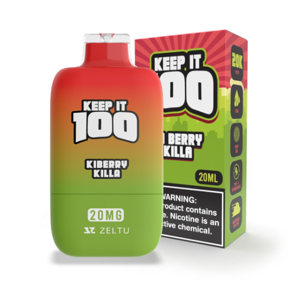 Best Deal Keep It 100 20,000 Puff Disposable Vape 20mL - Kiberry Killa