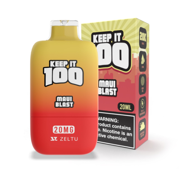 Best Deal Keep It 100 20,000 Puff Disposable Vape 20mL - Maui Blast