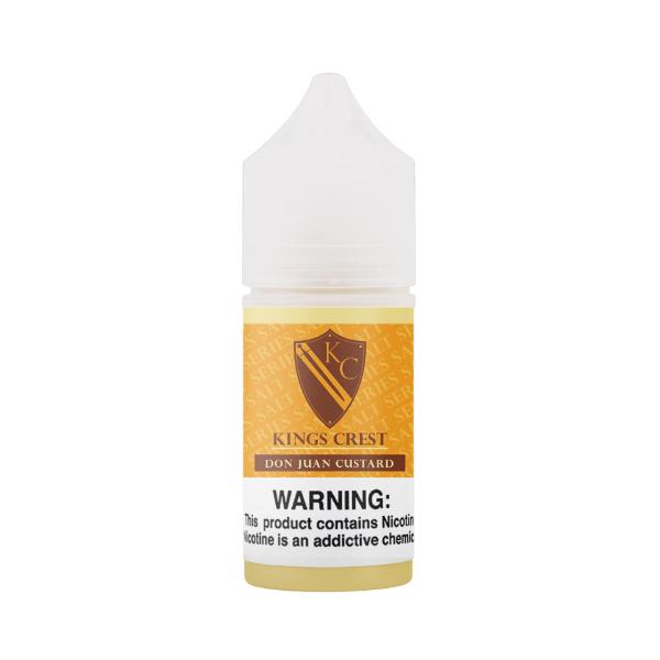 Best Deal King's Crest Salt 30ML Vape Juice - Don Juan Custard