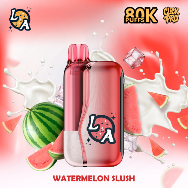 L&A Click Pro 80,000 Puffs Disposable Kit Watermelon Slush