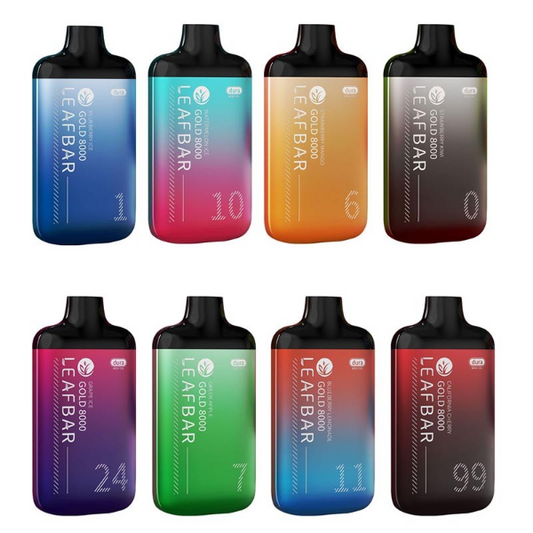 Leaf Bar GOLD 8000 Puffs 50mg 16mL Disposable