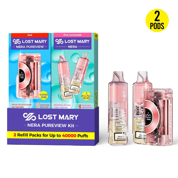 Lost Mary NERA Pureview 40K Kit Pink Lemonade